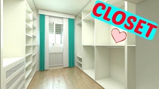 Modelos para closet  Projetos e Inspirações [upl. by Noerb]