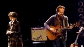 Iron amp Wine Solo feat Jesca Hoop  Belated Promise Ring  live Kammerspiele München 20141109 [upl. by Einneb]