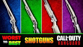 Vanguard Shotguns Ranked WORST to BEST [upl. by Nesline405]