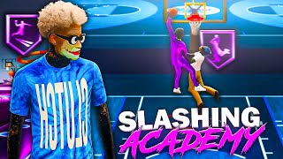 2K22 GUARD ACADEMY  BEST FINISHING BADGES  DUNK PACKAGES  BEST SLASHING BUILD in NBA 2K22 [upl. by Shermie561]