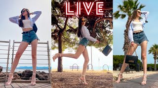 Casual Summer Looks Try On Haul  LIVE [upl. by Negrom]