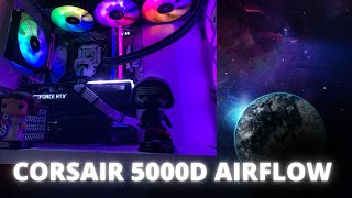 CORSAIR 5000D AIRFLOW BRANCO LINDO DE MAIS [upl. by Marx]