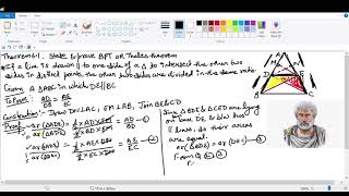 basis proportionality theorem BPT class 10 Thales theorem [upl. by Anitnoc]