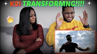 KSI  quotTRANSFORMINGquot Official Music Video REACTION [upl. by Dehnel155]