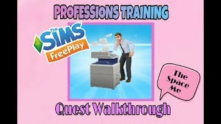 Sims freeplay  Profession training Quest Movie Studio [upl. by Wes347]