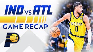 Game Recap Indiana Pacers Set Franchise Record with 50 Assists in Rout of Atlanta Hawks [upl. by Naraa]