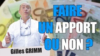 Faut il faire un apport [upl. by Chappell]