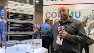 InfoComm 2022 Bosch Launches PRAESENSA IPBased Public Address and Voice Alarm System [upl. by Artsa]