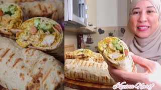 Burrito so Yazith 🌯 افضل طريقة لتحضير سندويش بوريتو بالدجاج Chicken Burrito 🌯👌 [upl. by Ayinat]