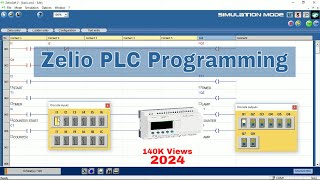 Zelio PLC Programming Zelio Soft 2 Simulation amp Ladder Logic Tutorial plc plctraining [upl. by Tammany772]