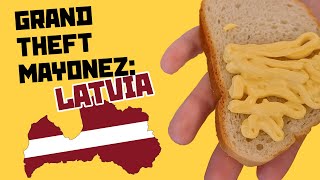 Grand Theft Mayonnaise Latvia Mayonez Man rating top 9 mayonezes [upl. by Dygal]