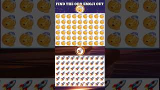 Find The Odd Emoji Out 57  how good are your eyes challenge  shorts puzzle [upl. by Kata]