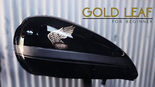 Easy Gold Leaf Application on Motorcycle [upl. by Britni]