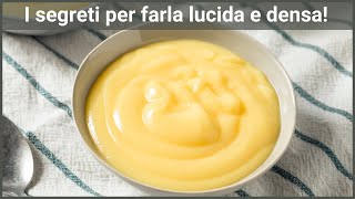 CREMA PASTICCERA Ricette per farcire e decorare torte e dolci [upl. by Ruffin431]