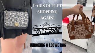 New Paris Outlet Shopping  Back at La Vallee Village  Unboxing Loewe Amazona Bag [upl. by Vesta]