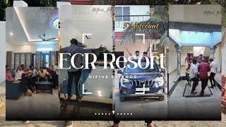 Best ECR Resortvilla❤️💥  Lowest price💯😱  kovalam  Mahabalipuram Hifive friends vlog ❤️😍💥 [upl. by Phil]