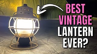 Best Vintage Camping Lantern Ever – Barebones Railroad Review [upl. by Odrawde]