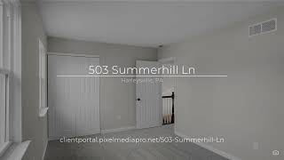 503 Summerhill Ln Harleysville PA [upl. by Mitran468]