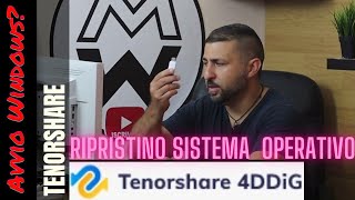 Tenorshare 4DDiG come riparare problemi di Windows schermo blunero arresto anomalo del sistema [upl. by Riay]