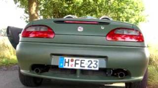 MGF MGTF TT MK4 Exhaust [upl. by Atalanti]