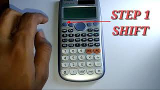 How to Reset a Casio FX 991ES PLUS [upl. by Ydeh]