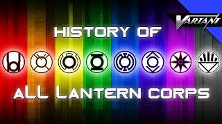 History Of All The Lantern Corps [upl. by Eneirda]