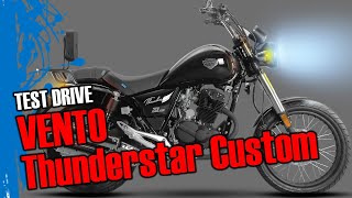 Test Drive Thunderstar Custom 250cc  Vento [upl. by Ydniw]