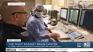 How has brain cancer treatment research advanced since Senator McCains death [upl. by Sisenej210]