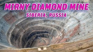 The Giant Holes Mirny Diamond Mine Siberia Russia Vendora [upl. by Ahsinak728]