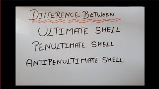 Difference between Ultimate Penultimate Antipenultimate shell [upl. by Thibault]