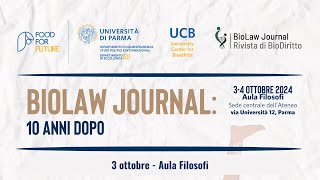 BioLaw Journal 10 anni dopo  I dieci anni della rivista [upl. by Hammond308]