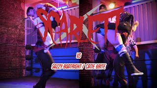 Scarlett⚫️🔴 vs Sazzy Boatright Catie Brite [upl. by Lancelle361]