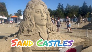 Parksville Sand Sculpture Competition 2024 parksville britishcolumbia [upl. by Irual252]