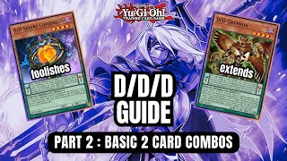 YuGiOh DDD Beginners Guide Part 2 Basic 2 Card Combos  Master Duel  TCG [upl. by Rust]