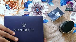 MASERATI WATCH ⌚️⌚️  Unboxing [upl. by Sral108]