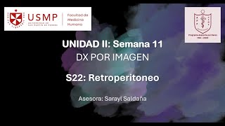 Diagnóstico por Imagen – Sesión 11 – Sarayl Saldaña – 20241 Parte 1 [upl. by Enirehtak]