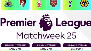 Matchweek 25 PL pred [upl. by Navlys]