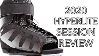 2020 Hyperlite Session Wakeboard Binding Review  Wake Board Boot [upl. by Vincenta401]