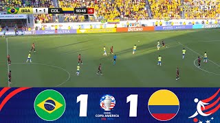 Brésil contre Colombie 11  Copa América 2024™  Résumé de Match [upl. by Primrosa250]