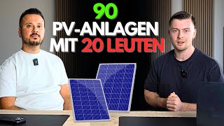 Onur Günaydin 90 Photovoltaikanlagen mit 20 Vertrieblern [upl. by Irmgard]