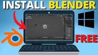 How to Download Blender on PC amp Laptop for FREE [upl. by Ahsiema]