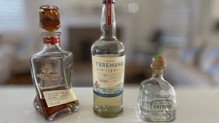 Premium Tequila Tasting Patron Silver Teremana Reposado amp Adictivo Extra Anejo [upl. by Oirevas224]