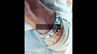 1005004086071504 Mens bracelet set Mens beaded bracelet Surfer style bracelet Mens brac [upl. by Secilu853]