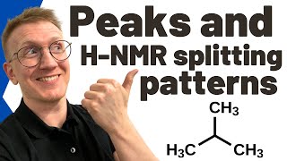 NMR of methylpropane for Alevel Chemistry  HNMR  Hydrogen NMR splitting patterns [upl. by Notelrac]