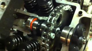 ktm rfs cam chain explained [upl. by Anirdnaxela]