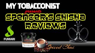 Spencers Shisha Review Fumaris Spiced Chai [upl. by Nivrac]