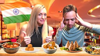 Trying INDIAN FOOD for the FIRST TIME PT2 [upl. by Farrish618]