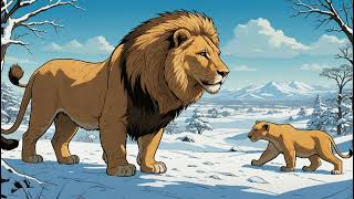 Simba y la nieve mágica una aventura inolvidable en la sabana africana  Cuento Infantil [upl. by Eisdnil301]