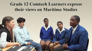 MARITIME STUDIES Interviews with Grade 12 Maritime Economics learners at Umlazi Comtech High School [upl. by Vacuva]