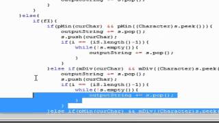 Infix to Postfix with Java  Part 2 [upl. by Esinal]